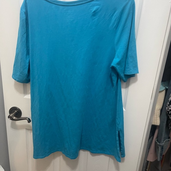Chico size 2  blue T-shirt short sleeve - Picture 7 of 10